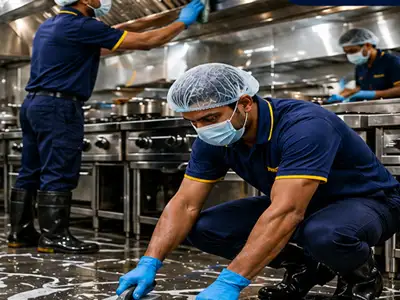 Commercial kitchen deep cleaning services in Pune