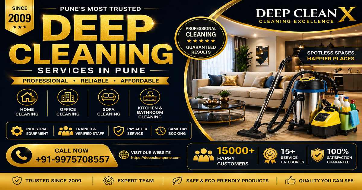 Professional cleaning services in Pune by Deep Clean Pune