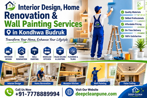 Renovation and wall painting Services in Kondhwa Budruk